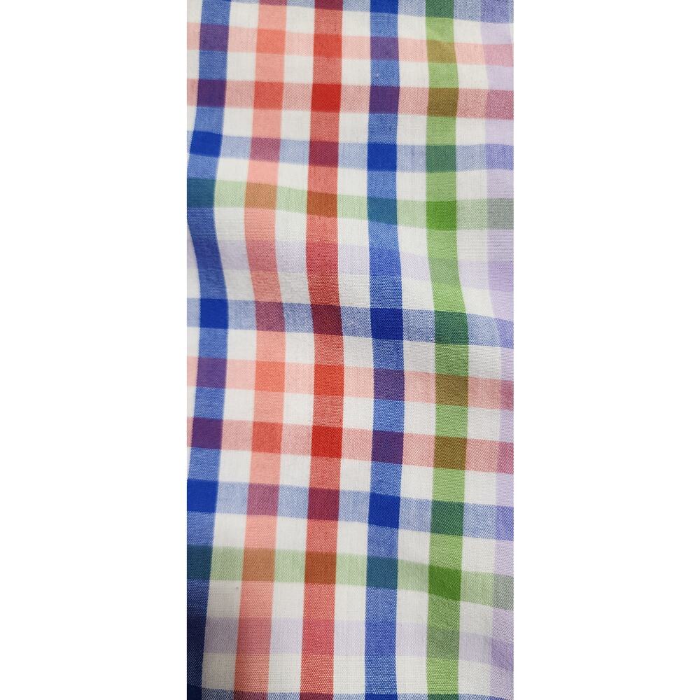 Saddlebred Men’s Big Tall LT Plaid Button Down Shirt‎ Long Sleeve Multicolor - Picture 5 of 11